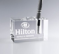 Porte-stylo en verre personnalisable