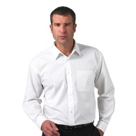 Chemise en popeline pur coton manches longues Russell Collection