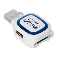 Hub USB personnalisable et lecteur de cartes mémoire COLLECTION 500