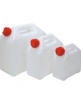 Jerrican alimentaire personnalisable 5 litres polyéthylène 25,5 x 11 x 26,5 cm