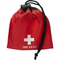 Kit de premiers secours publicitaire dans une pochette en nylon