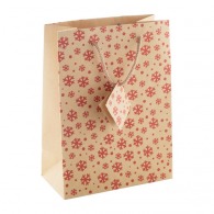 Petit sac en papier kraft cadeau de Noël