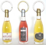 Porte-clés bouteille de vin personnalisé