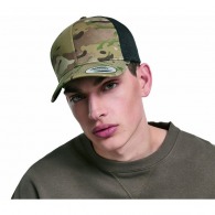 Casquette style trucker camouflage