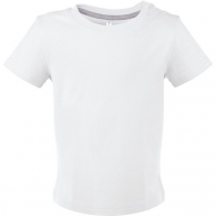 T-shirt personnalisable manches courtes bébé - Blanc