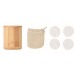 Set de pads en fibre de bambou, Accessoire de maquillage publicitaire