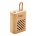 Haut-parleur sans fil bambou 3W, Enceinte en bois ou bambou publicitaire