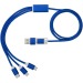 Câble de charge 5-en-1, cable iphone ipad et mac publicitaire