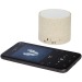 Haut-parleur Bluetooth® en paille de blé cadeau d’entreprise