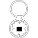 Miniature du produit Porte clés Spinning Clover Leaf 2