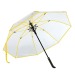 Parapluie transparent vip, parapluie transparent publicitaire
