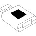 Bloqueur de données antivol, prise USB publicitaire