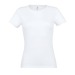 T-shirt femme manches courtes blanc 150 g sol's - miss - 11386b, textile Sol's publicitaire