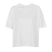 Miniature du produit Tee-shirt personnalisable blanc femme 100% coton bio boxy 0