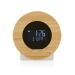 Miniature du produit Horloge publicitaire bureau en bambou FSC® et plastique recyclé RCS Utah 2