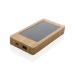 Miniature du produit Batterie de secours publicitaire solaire 10.000mAh en bambou Sunwick 0