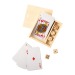 Miniature du produit Set en bois avec Jeu de 54 cartes et 5 dés personnalisés 1