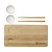 Temaki Bamboo Sushi Tray ensemble cadeau, kit pour préparation des makis et sushis publicitaire