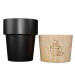 Mug céramique avec sa base en bois aimantée Import cadeau d’entreprise