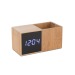 Miniature du produit Horloge avec organiseur de bureau personnalisable BAMBOO 0