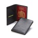 Protège passeport en cuir avec poche, étui pour passeport publicitaire