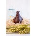 Moulage Lapin 75g Noir 70% Bio, lapin en chocolat publicitaire