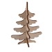 Puzzle en bois 3D - Sapin - Sapin de noël, décoration et objet de Noël publicitaire