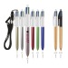 BIC® 4 Colours Glacé with Lanyard, stylo marque Bic publicitaire