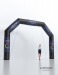 Grande arche gonflable noire  6,5 x 4,5m - Impression sur velcro cadeau d’entreprise