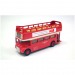 Bus londonien 12cm, autocar et bus miniature publicitaire