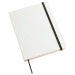 Carnet A5 blanc avec élastique de couleur à couverture rigide cadeau d’entreprise
