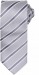 Cravate rayée Waffle, cravate publicitaire