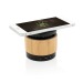 Miniature du produit Enceinte personnalisée bambou avec chargeur sans fil 4