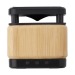 Miniature du produit Enceinte personnalisée et chargeur sans fil en bambou. 2