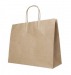 Grand sac en papier kraft brun cadeau d’entreprise