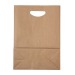 Sac en papier recyclé avec poignées, 80 g/m², sac en papier publicitaire