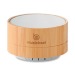Miniature du produit Haut-parleur sans fil personnalisable Bambou 0