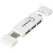 Hub double USB 2.0 cadeau d’entreprise