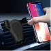 Hyoka - support de téléphone gravité pour voiture avec fixation grille d'aération, orientable à 360, support et socle de téléphone portable pour voiture publicitaire