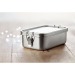 Lunch box en acier inox. 750ml, Lunchbox durable publicitaire