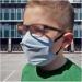 Masque enfant 50 lavages, coronavirus publicitaire