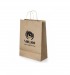 Mini sac en papier kraft brun 18 x 24 x 8 cm cadeau d’entreprise