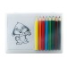 Set crayons de couleur en bois cadeau d’entreprise