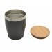 Mug isotherme 'Nagano' avec couvercle en bambou, cadeau Baladeo et objet Baladeo publicitaire