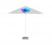 Parasol carré 2,5m, parasol publicitaire