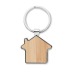 Miniature du produit Porte-clés maison personnalisé métal bambou 1