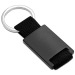 Porte-clés aluminium noir cadeau d’entreprise