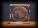 Miniature du produit Presse-papier en verre personnalisable rectangle avec gravure laser 3d 1