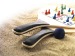 Miniature du produit Set de 2 raquettes de plage avec balle, jeu d'échec et petits chevaux 3