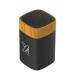 Miniature du produit Enceinte 5W avec finition bois, rubber et logo lumineux 0